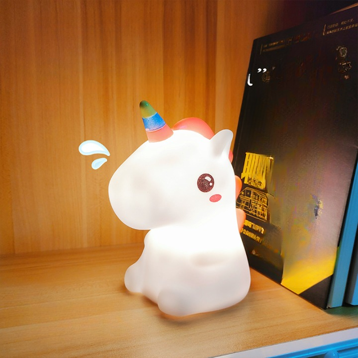 Soft Rainbow Unicorn Led Table Lamp