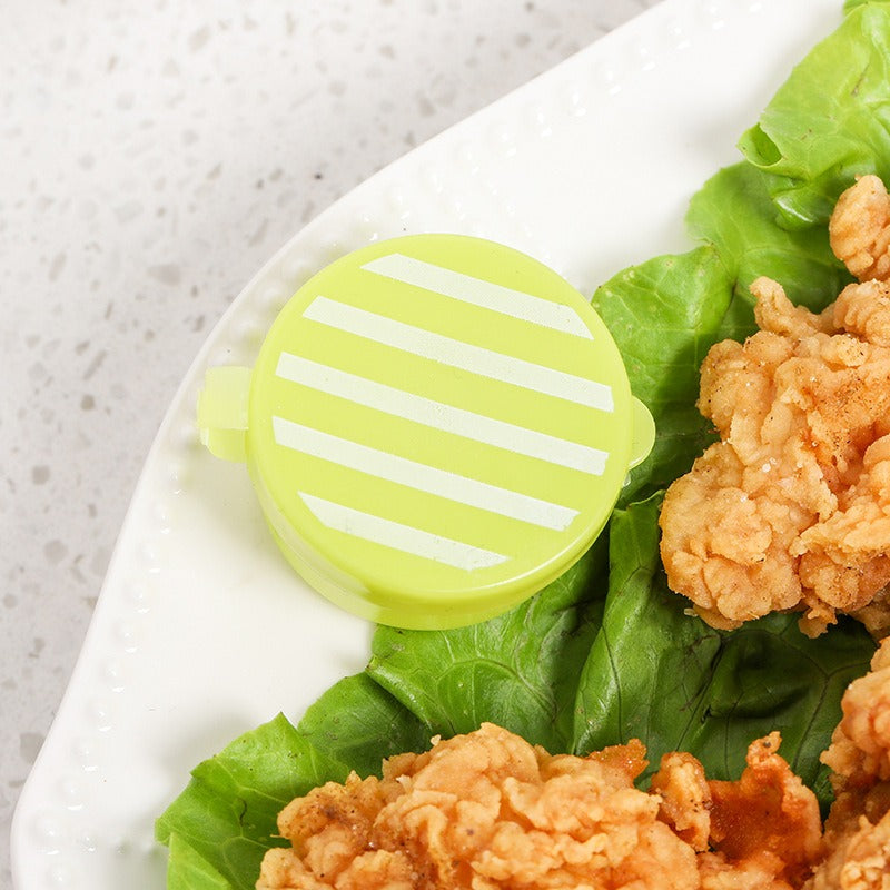 Pack of 4- Mini Portable Sauce Salad Seasoning  Bottles