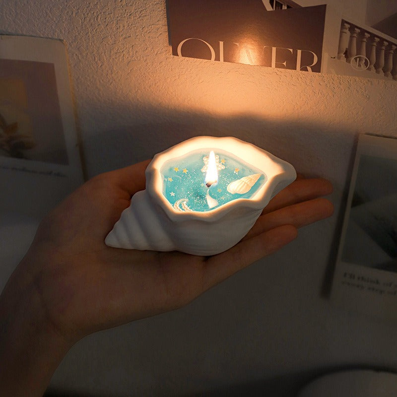 Shall Shape Sented Candel