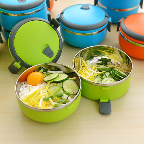 2 Layer Stainless Steel Lunch Box