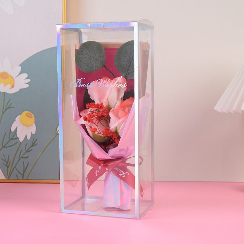 Creative Fabric Knitted Flower Bouquet