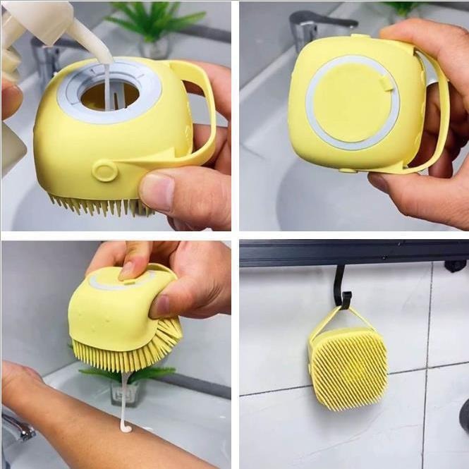 Soft Silicon Bath Scrubber Brush
