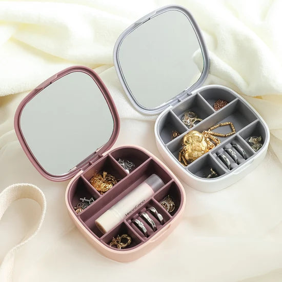 Compact Jewellery Organizer with Mirror