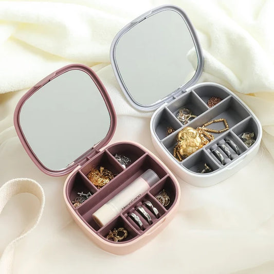 Compact Jewellery Organizer with Mirror