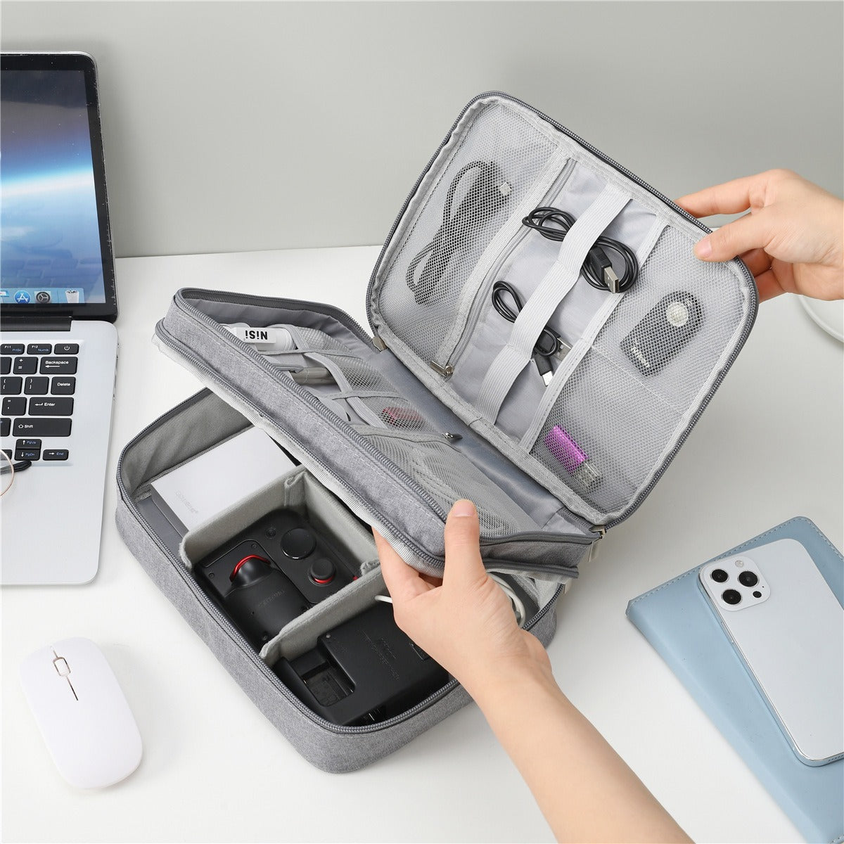 3 Layer Portable Waterproof Accessories Organzier