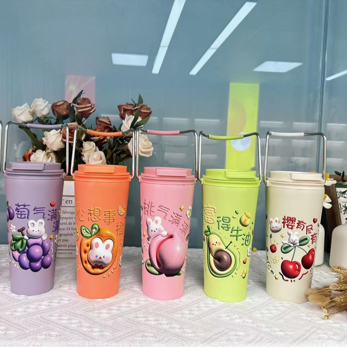 Printed Stainless Steel Insulated Water Bottle