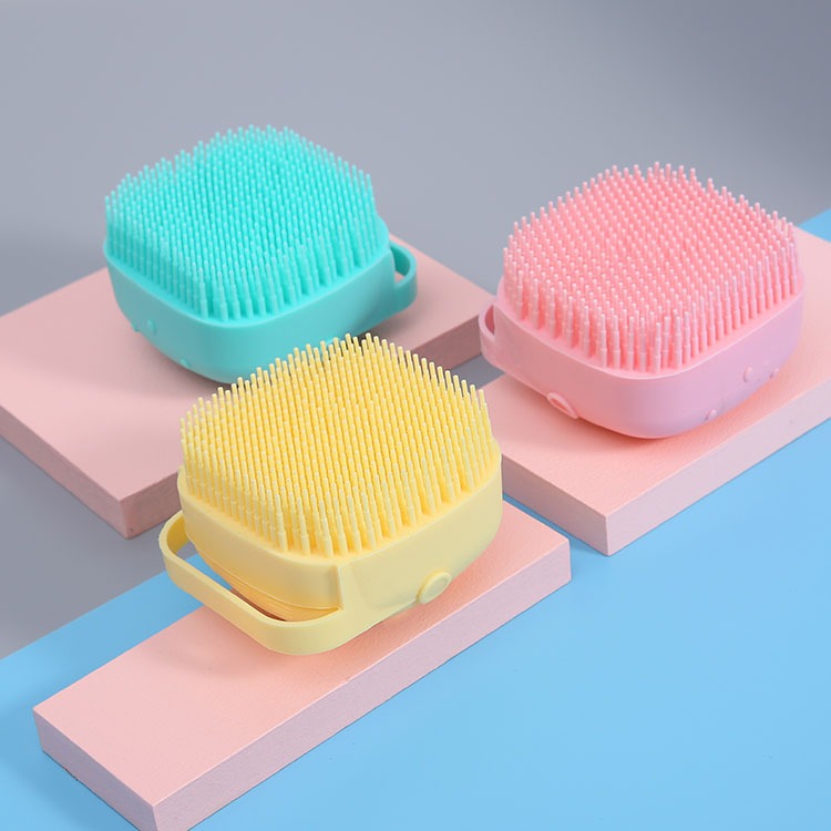 Soft Silicon Bath Scrubber Brush