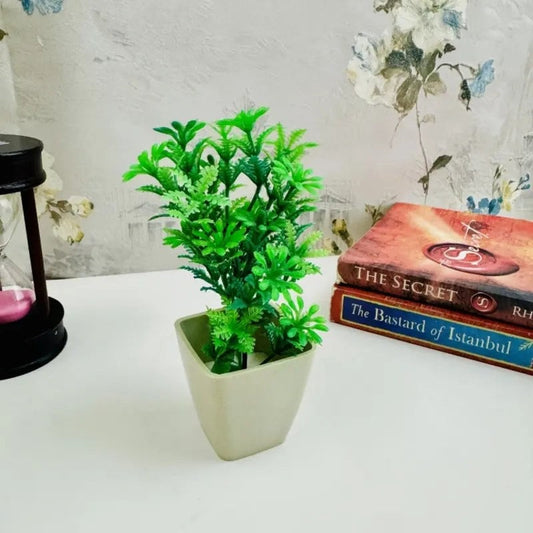 Artificial Flower for Decoration with Pot (Random Design)