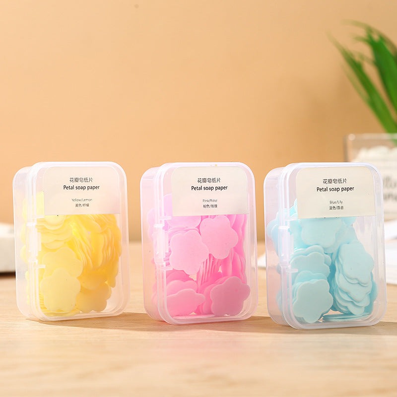Portable Petal Paper Soap