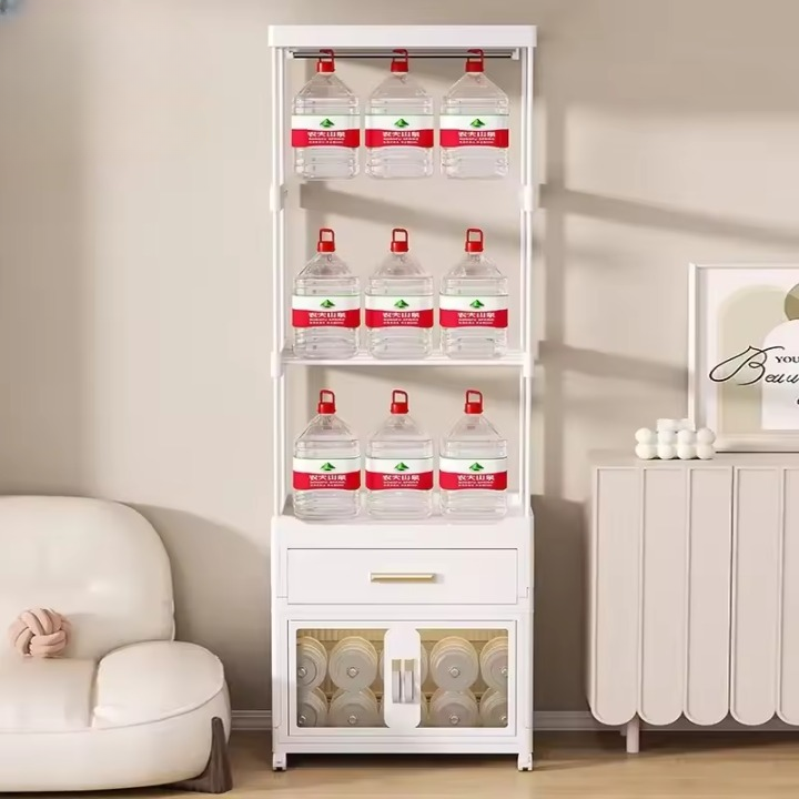 Foldable Storage Organizer With Racks And Hanging