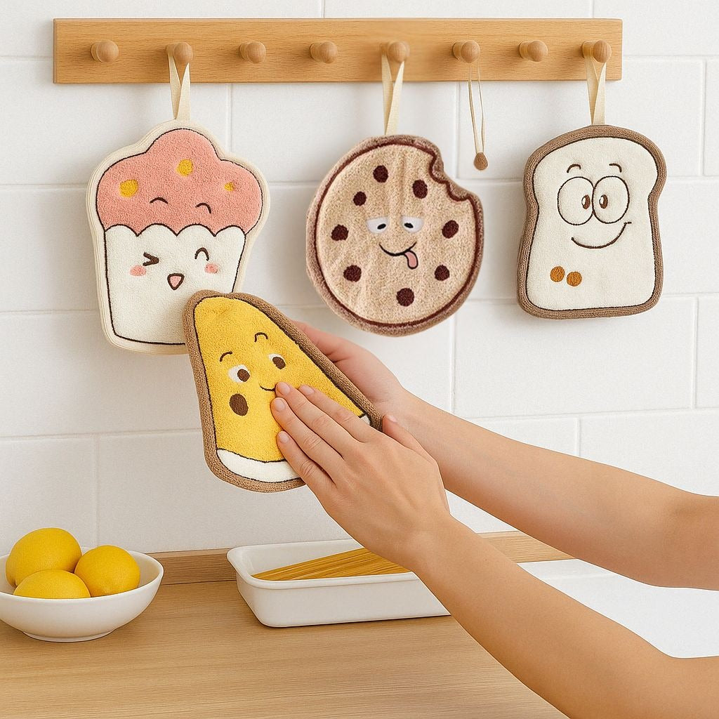 Cute Cartoon Kitchen Towel Random Design