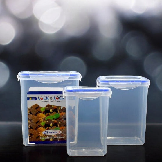 3Pcs Set Airtight Food Storage Jar