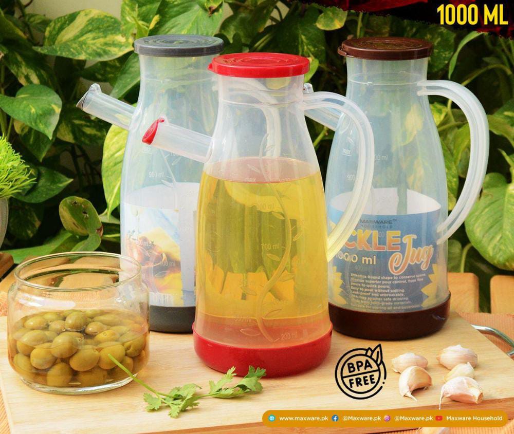 New High Quality Plastic Trickle Jug 1000ml.