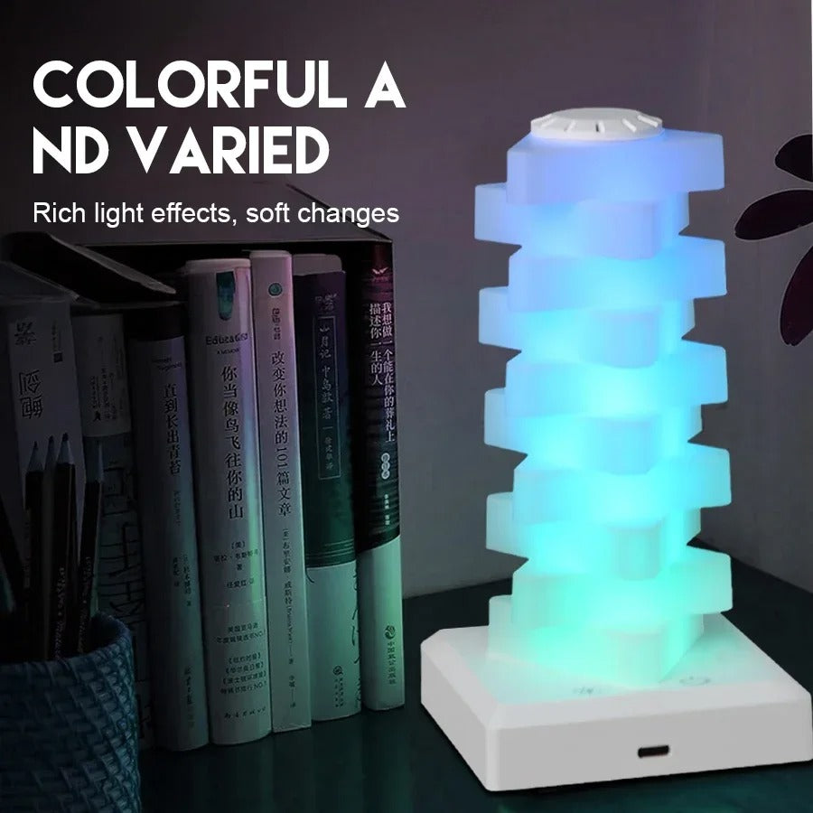 DIY Rubik Triangle Rainbow Night Light