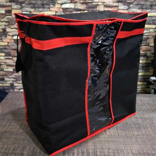 Black Storage Oraganizer Bag for Multipurpose Use - Discount Mart