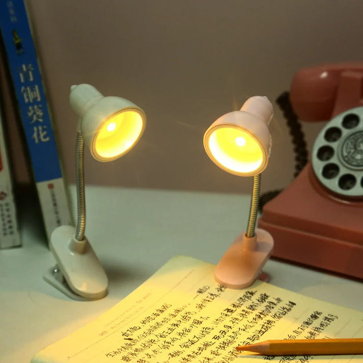 Portable Mini LED Book Light with Clip
