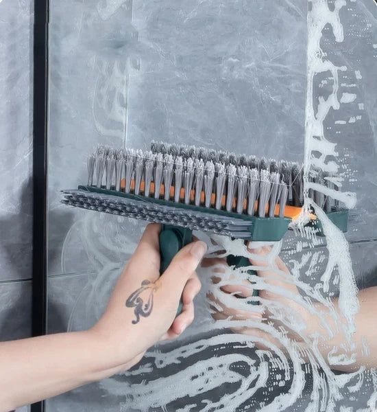 Silicone Cleaning Brush, Dusting & Wiping Mop 3 In 1