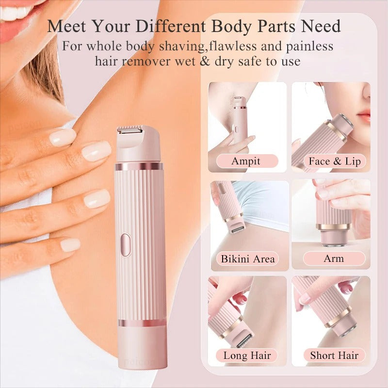 2 in 1 Rechargeable Double Head Hair Trimmer