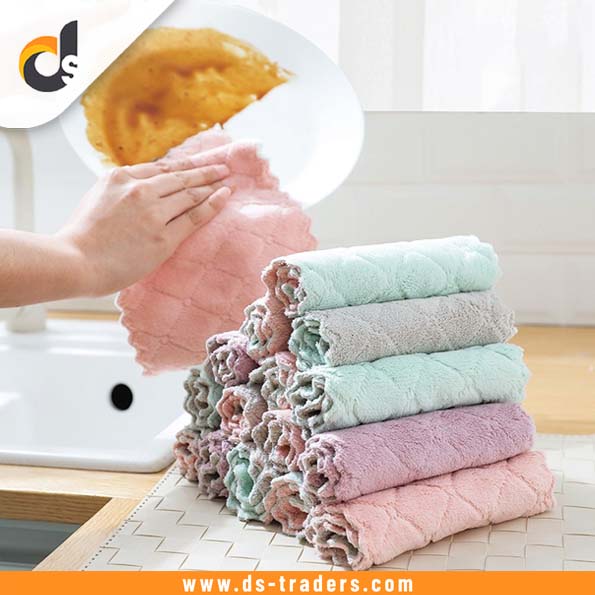 5PCs Microfiber Cleaning Towel