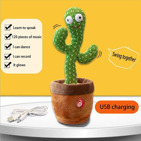 Dancing and Talking Cactus Toy for Kids - Discount Mart