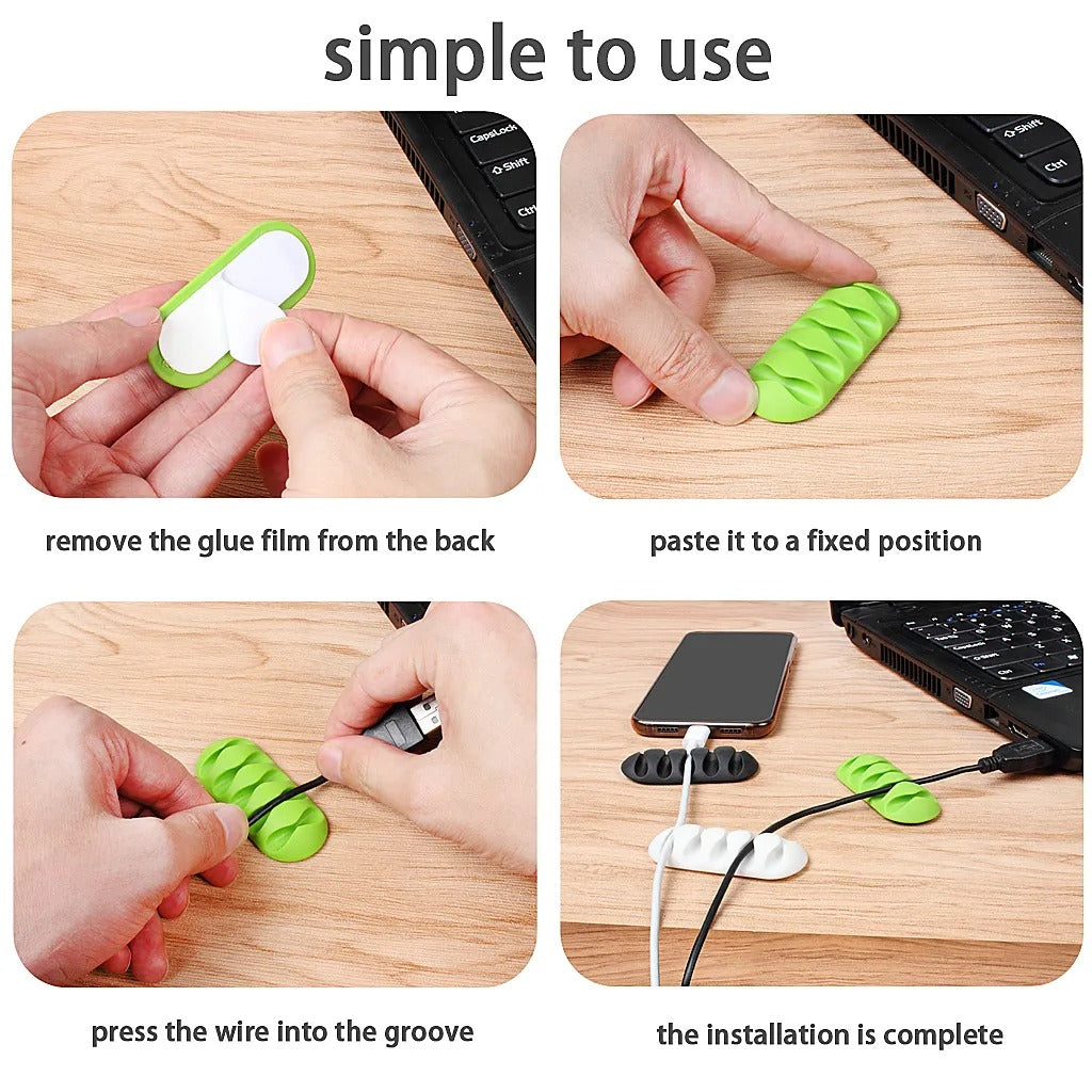 Silicone Desktop Cable Organizer