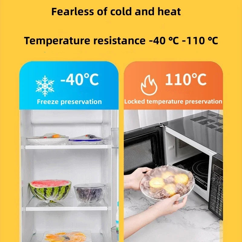 100pcs Disposable Colourful Food Wraps