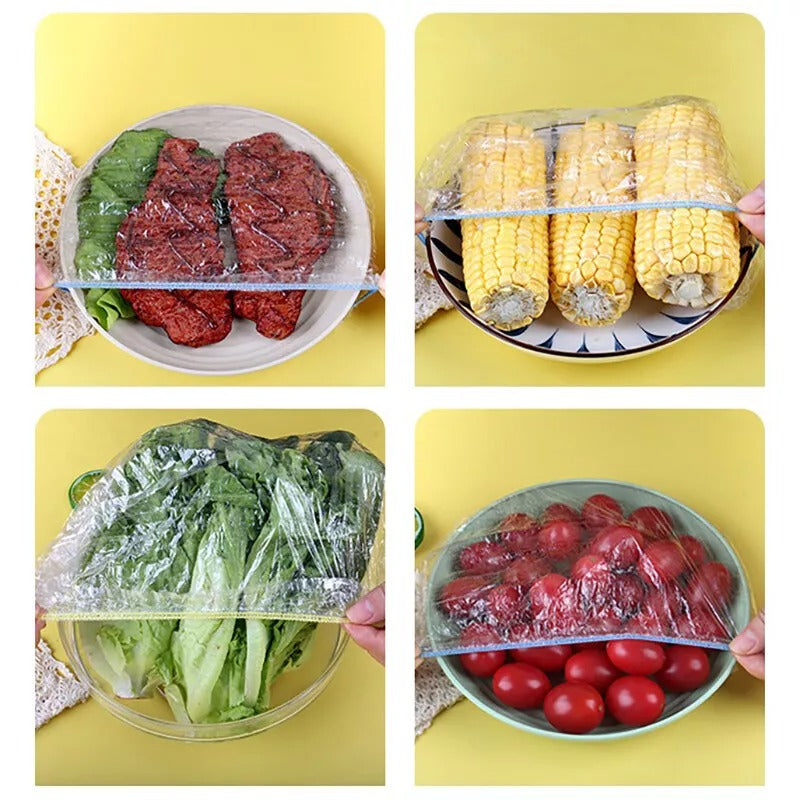 100pcs Disposable Colourful Food Wraps