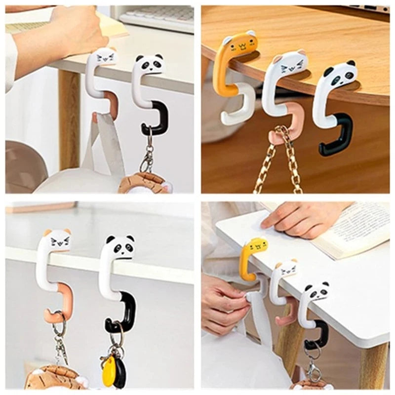 1Pc Cartoon Shape Portable Bag Hook