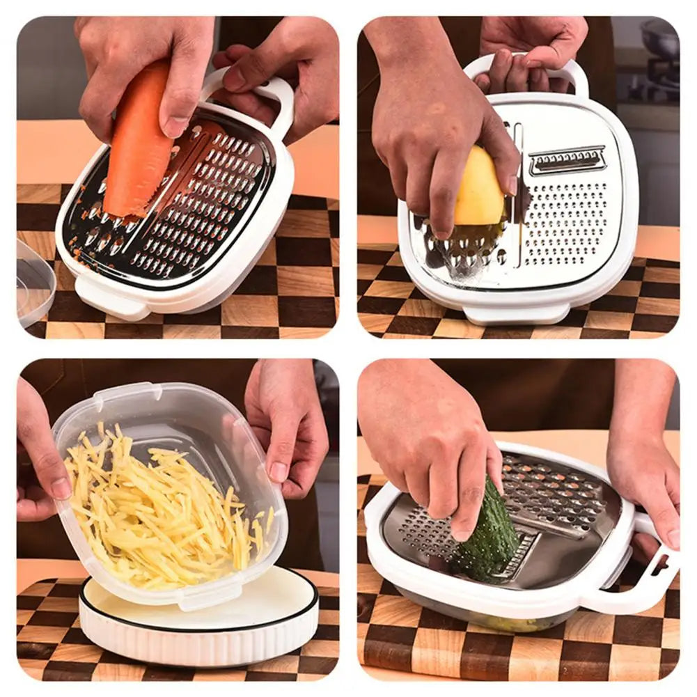 Multi-functional Vegetable Grater with Storage Box