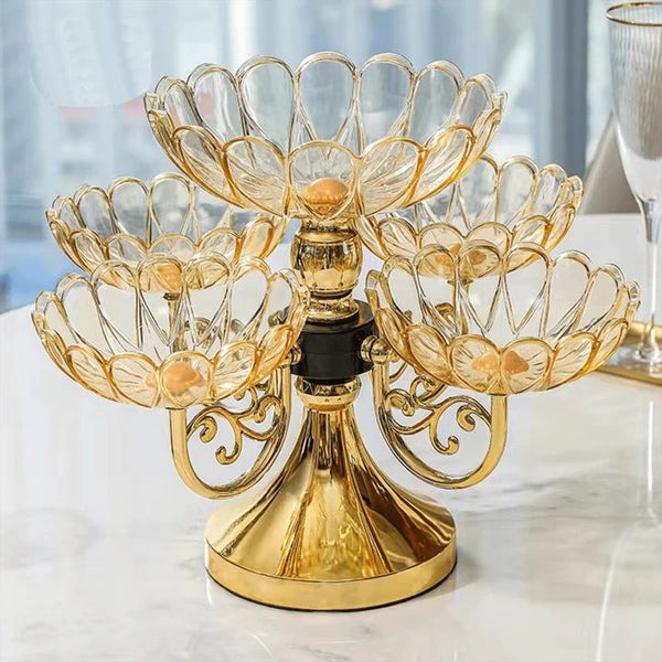Ornamental Rotating Fruit Plate