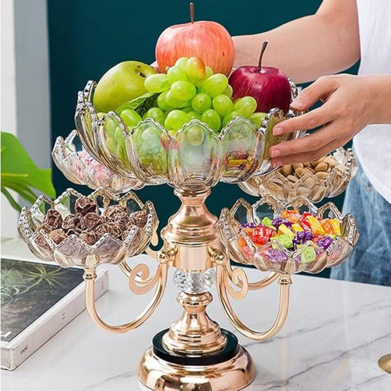 Ornamental Rotating Fruit Plate