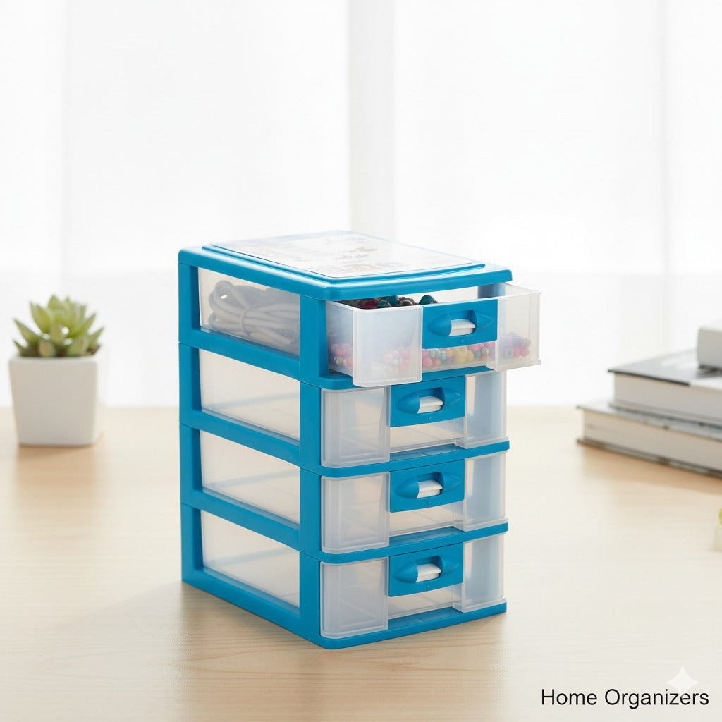 Multipurpose Plastic Storage Drawer Organizer