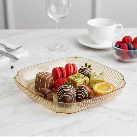 Acrylic Unbreakable Square Shape Tray