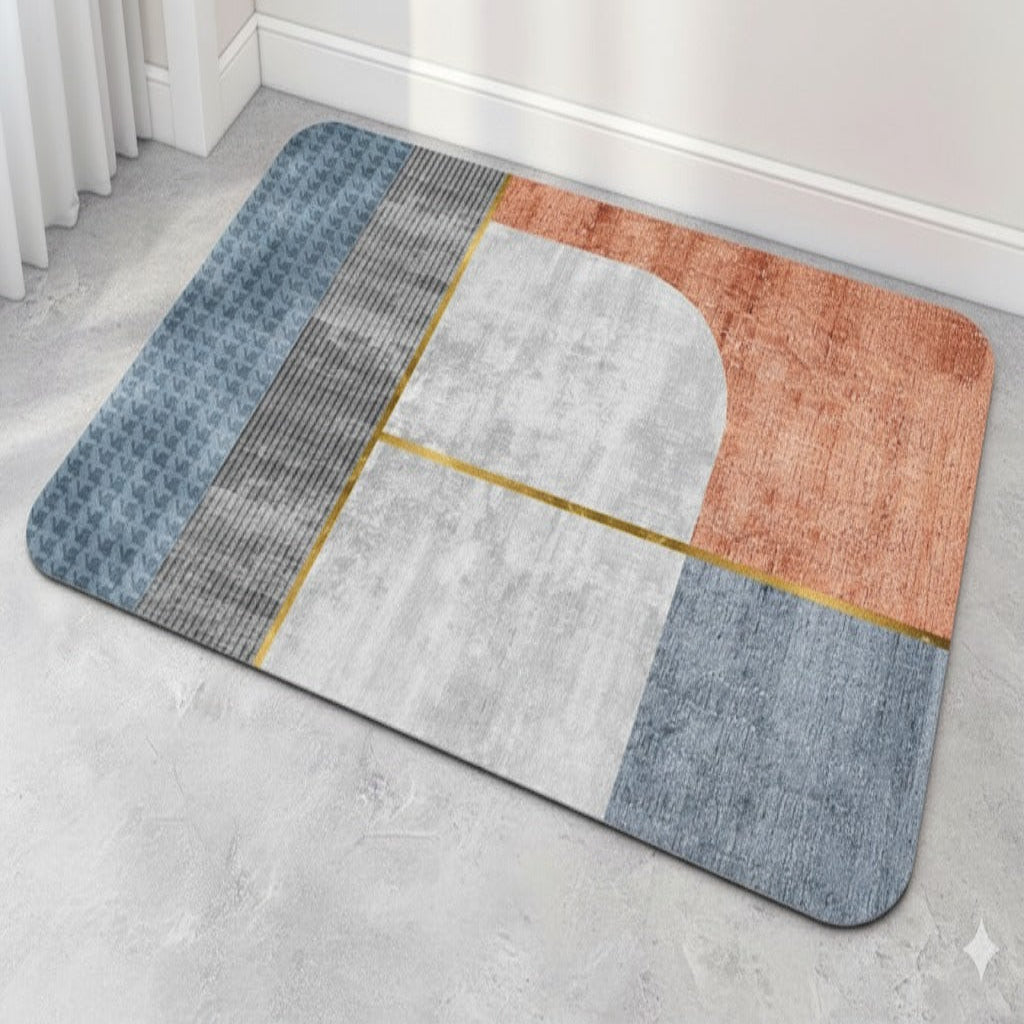 Water Absorbent Bathroom Door Mat