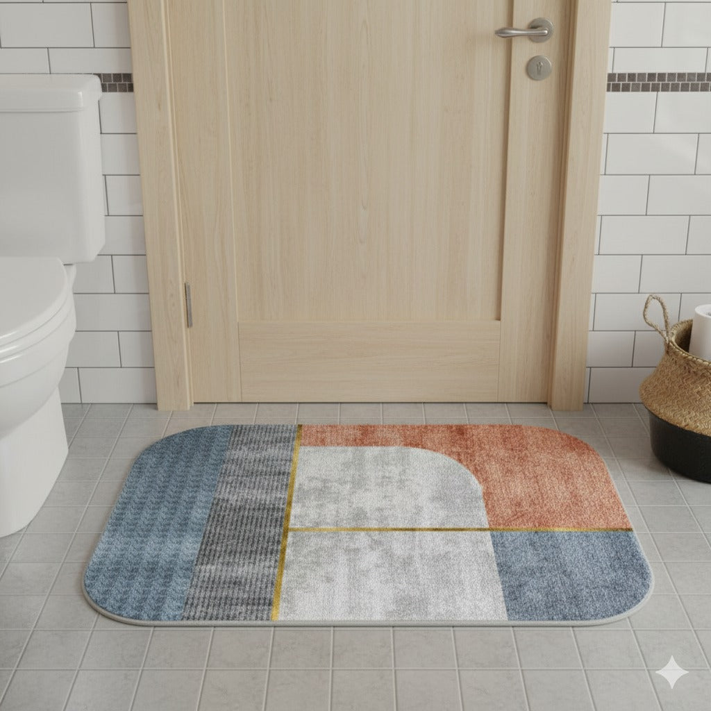 Water Absorbent Bathroom Door Mat