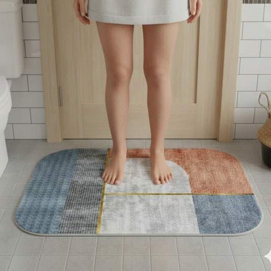 Water Absorbent Bathroom Door Mat