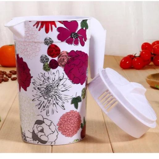 High Quality Plastic Printed Water Jug 2 Liter