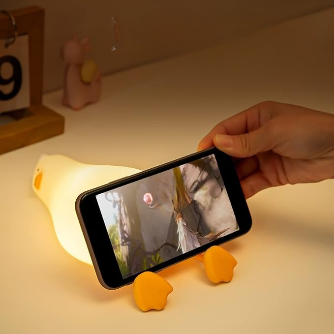 Led Duck Night Light Rechargeable Lamp