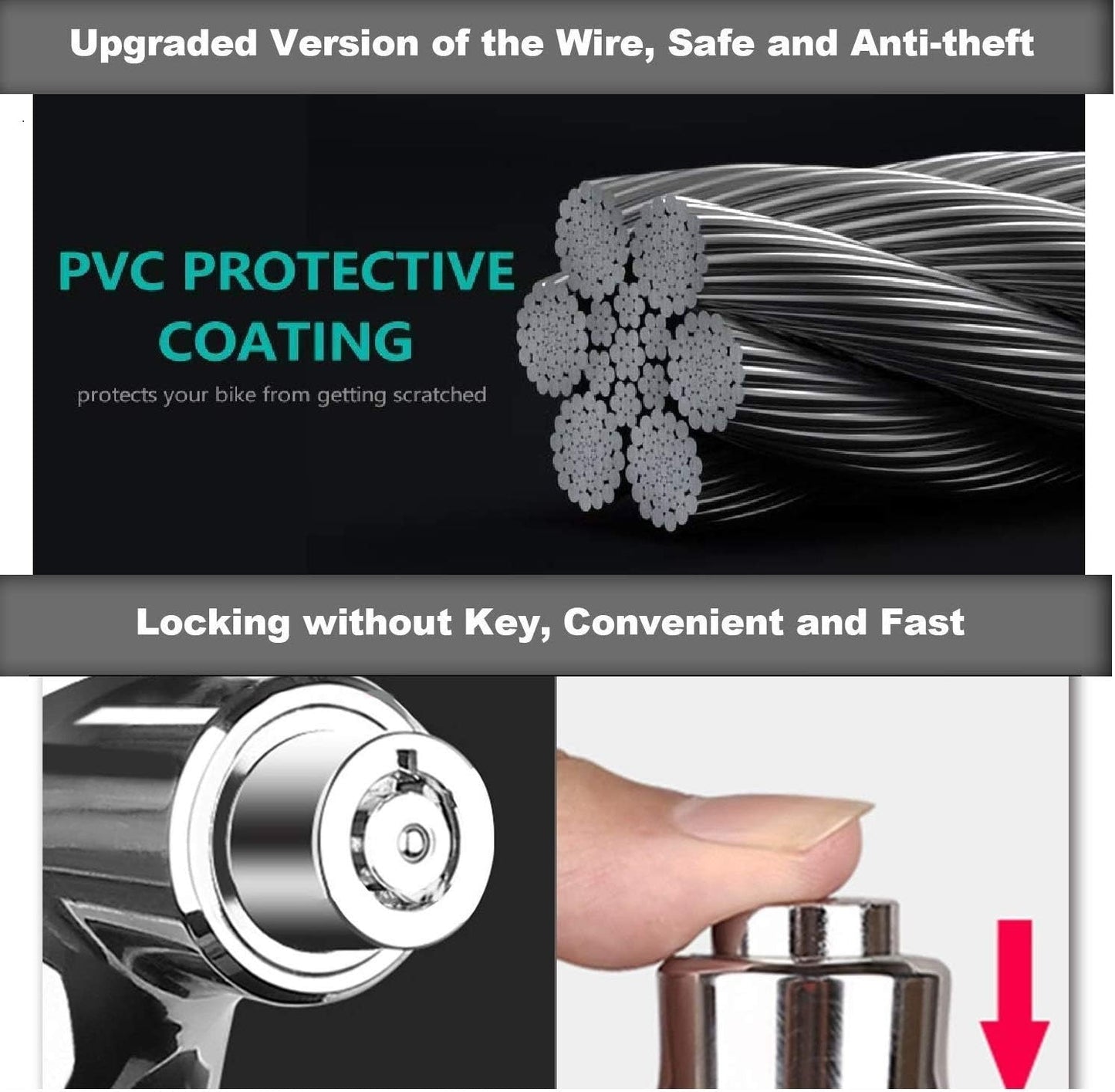 Portable Multipurpose Cable lock