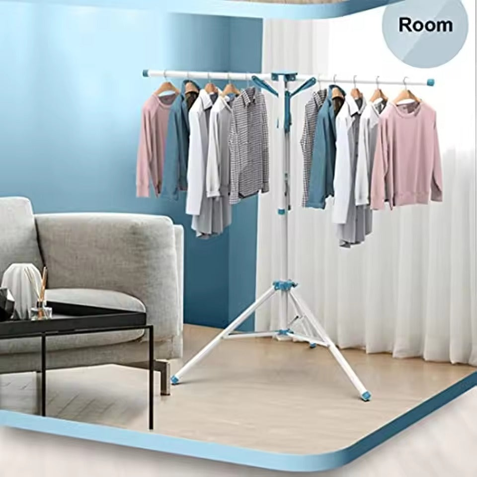 Foldable Tripod Cloth Drying Rack