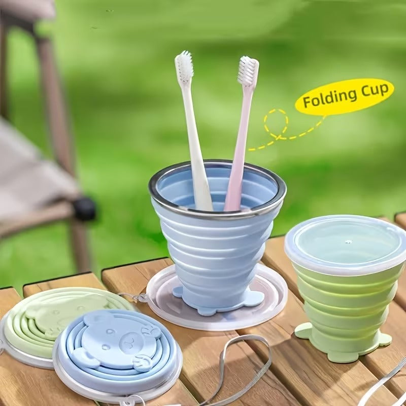 Portable Silicon Folding Glass