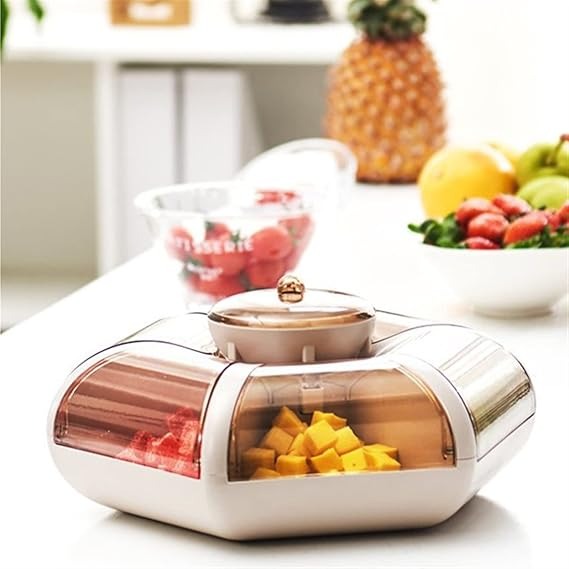 Lotus Shape Dining Table Storage Organizer