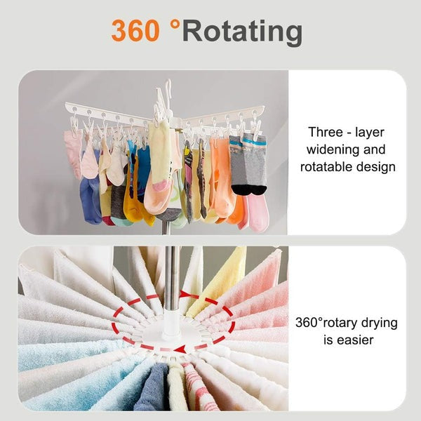3-Tier Laundry Clothes Drying Rack