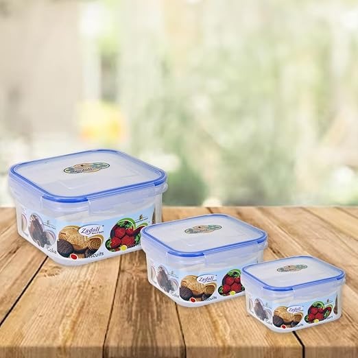 Pack of 3 -  Air Tight Food Container Box
