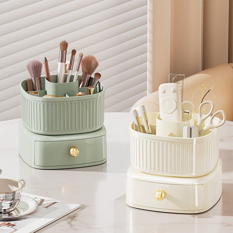 360 Rotating Desktop Cosmetic Storage Organizer