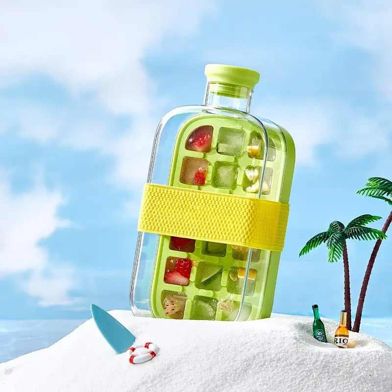 2-in-1 Water Bottle & Ice Mold