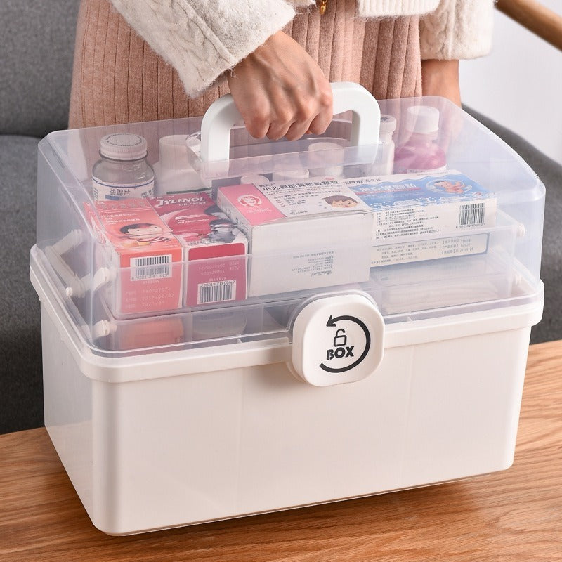 Protable Multilayer Medicine Storage Box