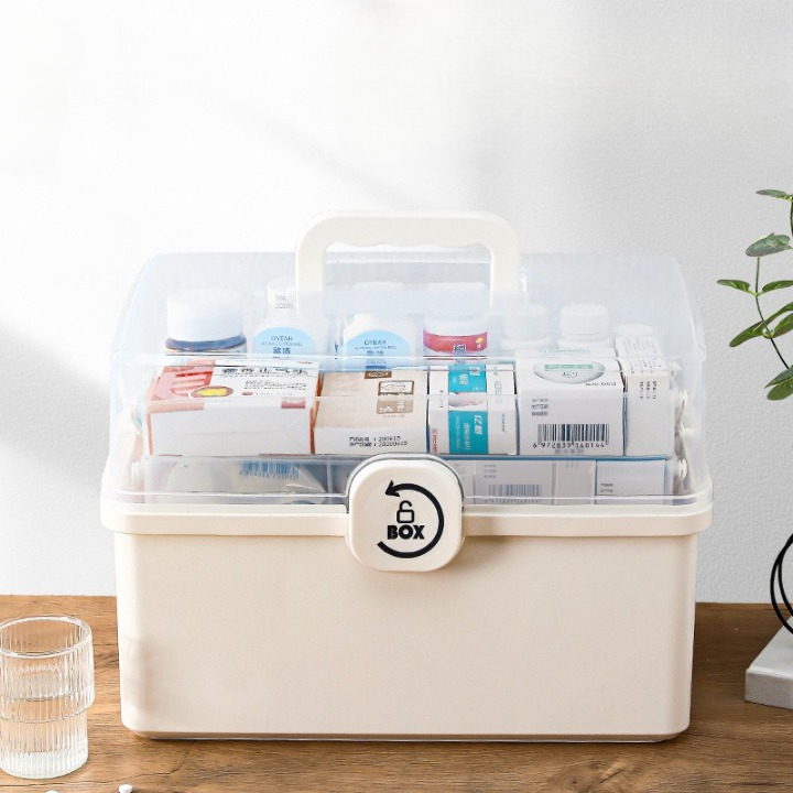 Protable Multilayer Medicine Storage Box