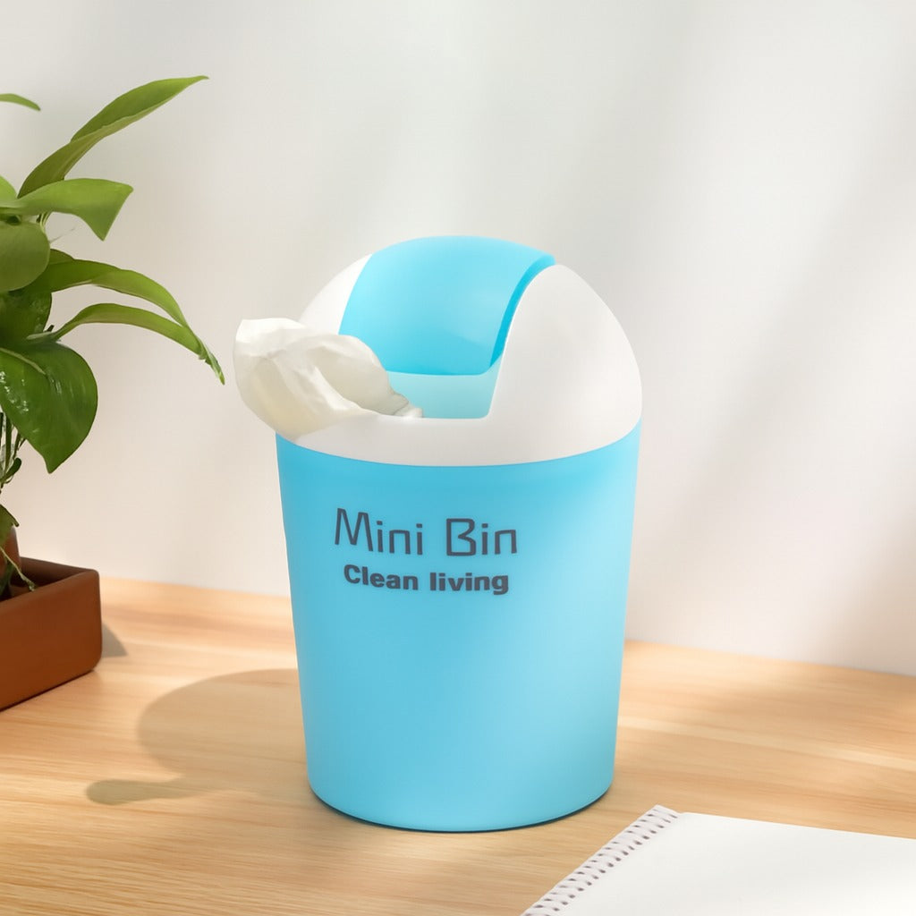Mini Plastic Desktop Trash Bin