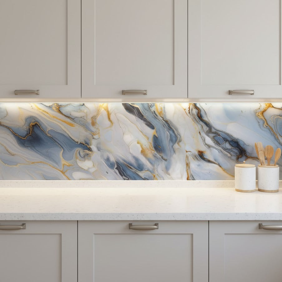 Self Adhesive Foamic Marble Sheet (118x24 Inch)